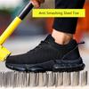 Comfortable Work Shoes Steel Toe Safety Shoes Men for Work Anti-puncture Work Sneakers for Women Anti Slip Work Boot Labor Shoes