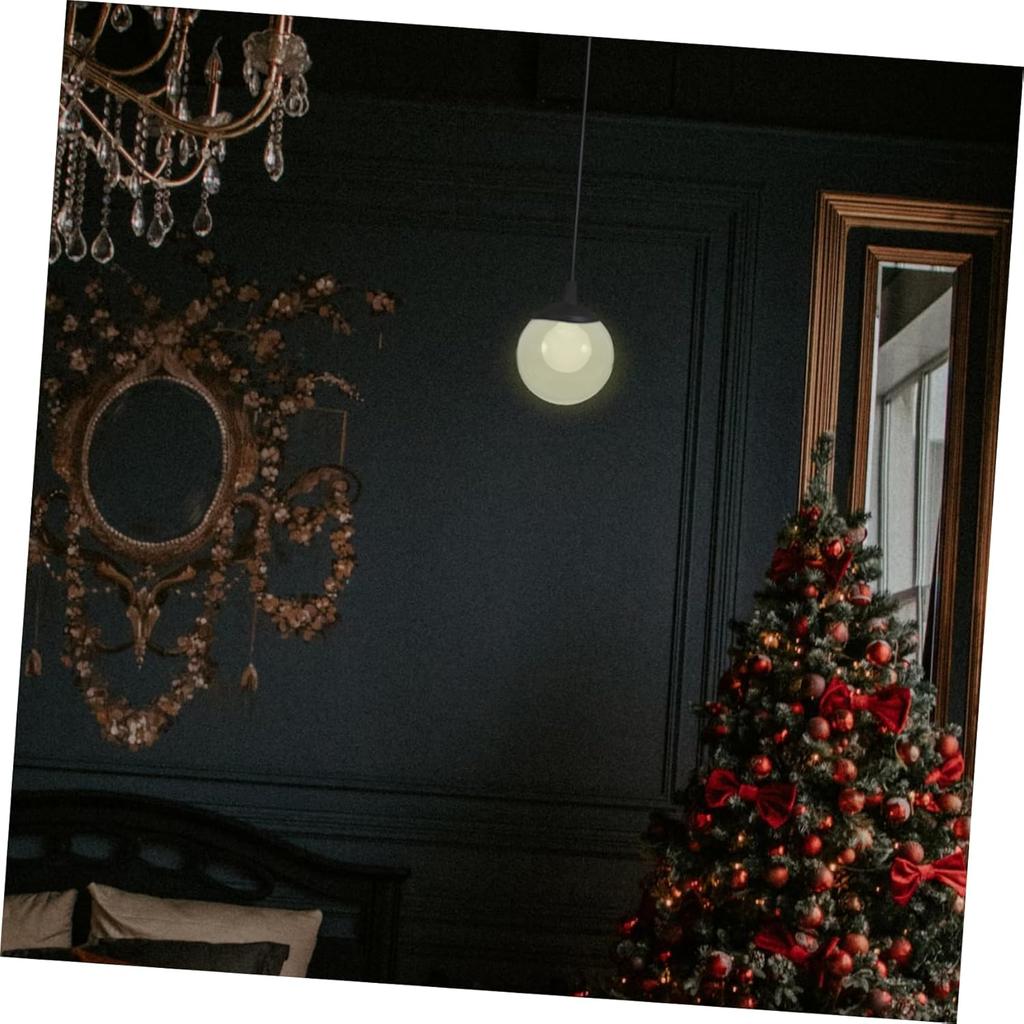 Cabilock Frosted White Glass Globe Ceiling Lampshade, 4.72 Inch Diameter, G9 Bulb Compatible, Soft Light, Easy Installation, Ideal for Chandeliers,