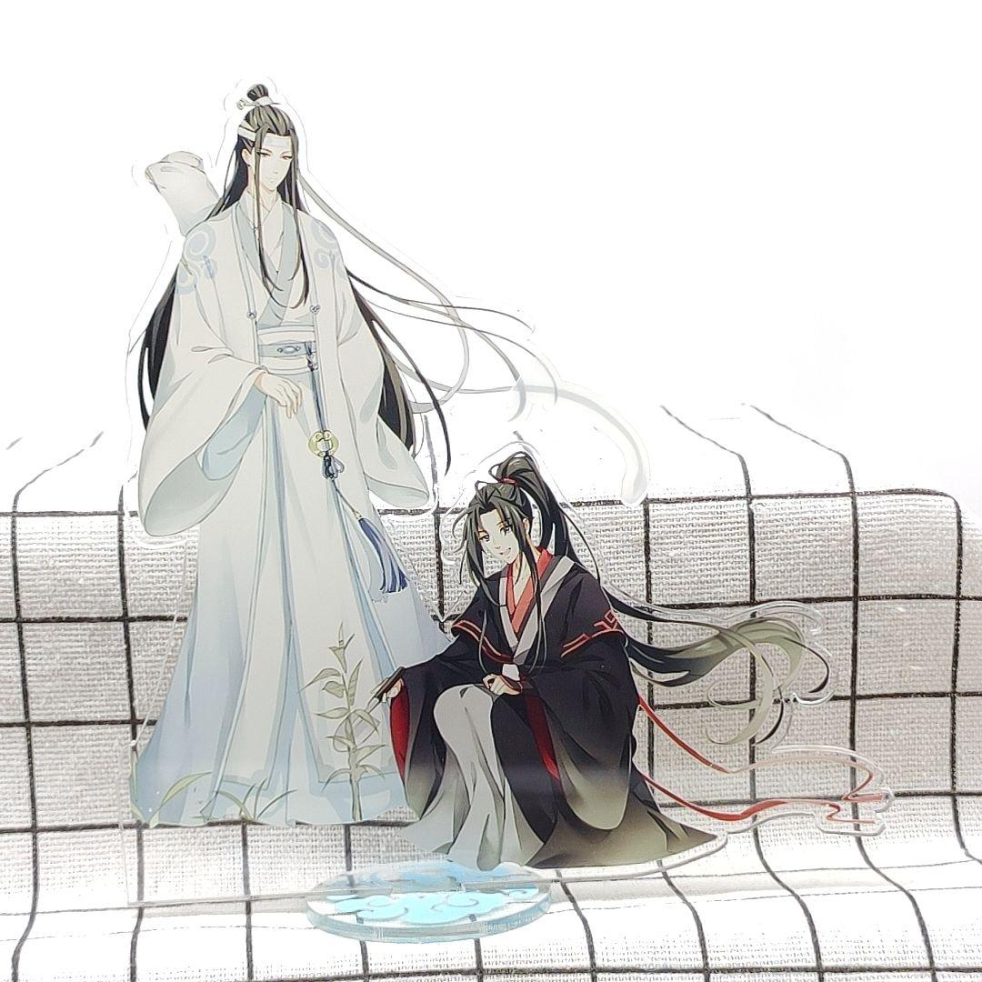 

1 шт. Mo Dao Zu Shi, акриловая фигурка-подставка, экшн-игрушка, Grandmaster of Demonic Wei Wuxian Lan Wangji, стоячая тарелка, украшение для рабочего стола j