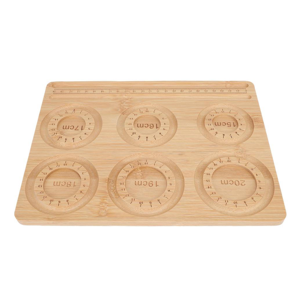 Schmuckherstellung Perlenbrett 15-20cm Skala   Holz Schmuckherstellung Zubehör Perlenablage für Handwerk