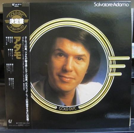 

LP Record SALVATORE ADAMO Gold Disc 263P9 EPIC 1978 Japan Pop Used