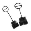 Fuel Oil Tank Lid Set for McCulloch Chainsaws For 335 338 436 438 440 441 For 442 2pcs Replacement Covers with OEM# 577858501