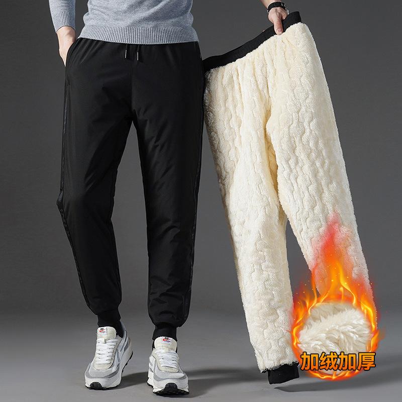 Skiing with Plush and Thick Insulation Equipment, Men's and Women's Windproof and Waterproof Assault Pants, Mountain Climbing Cotton Pants