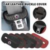 Car Seat Belt Buckle Plug Leather Protective Cover For Alpina XB7 B12 B3 B4 B5 D3 D4 D5 B7 B8 XD3 XD4 BMW E61 F30 X1 X2