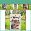 Vibrant Double-sided Garden Flag For Independence Day With Patriotic Designs And Colors