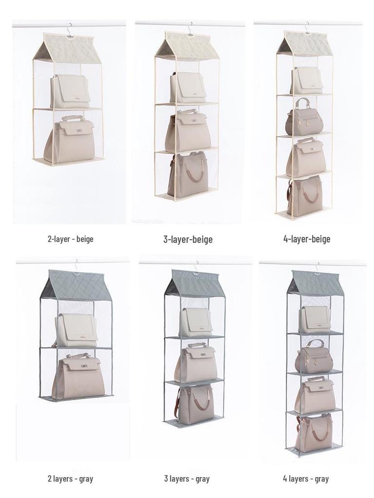 Wiszący materiałowy organizer do szafy - Pyłoszczelny wieszak do przechowywania