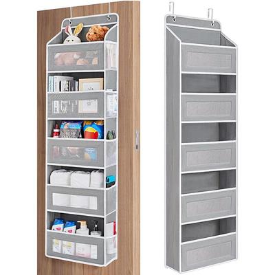 Five-Layer Non-Woven Over-the-Door Large Capacity Hanging Storage Bag for Home or Bedroom