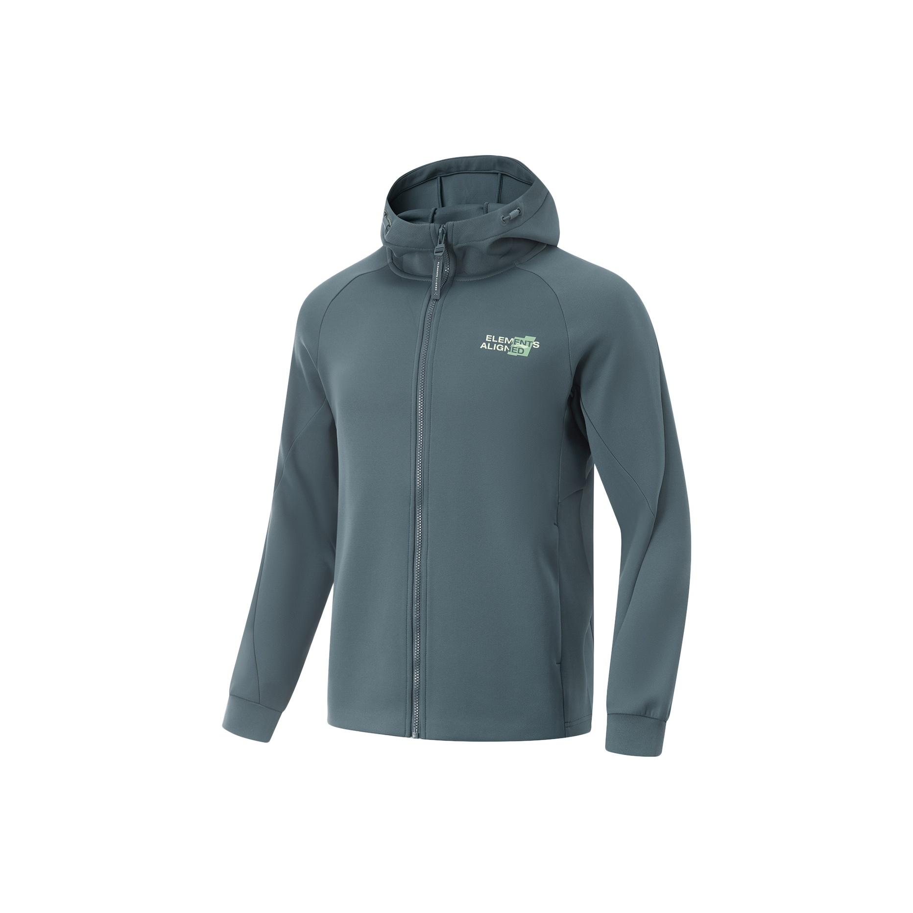 

Li-Ning 3D Hooded Letter Print Sweatshirt Jacket Men tops AWDU181-8 3XL