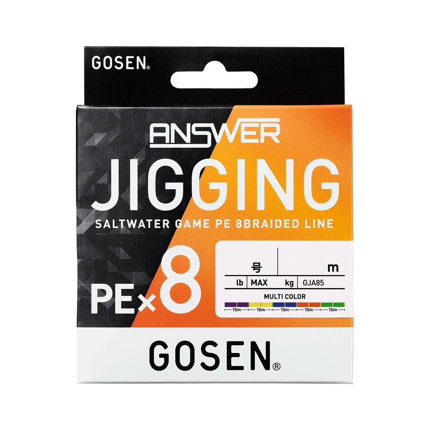 

Gosen Answer Jigging PE x 8 400m Multicolor 45LB (3)