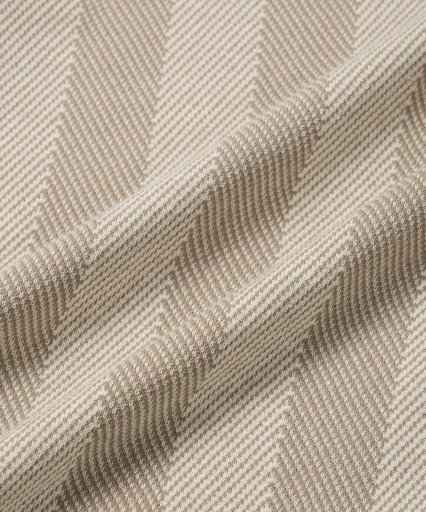 AMFEAST Mojito Herringbone Knit Shirt Beige