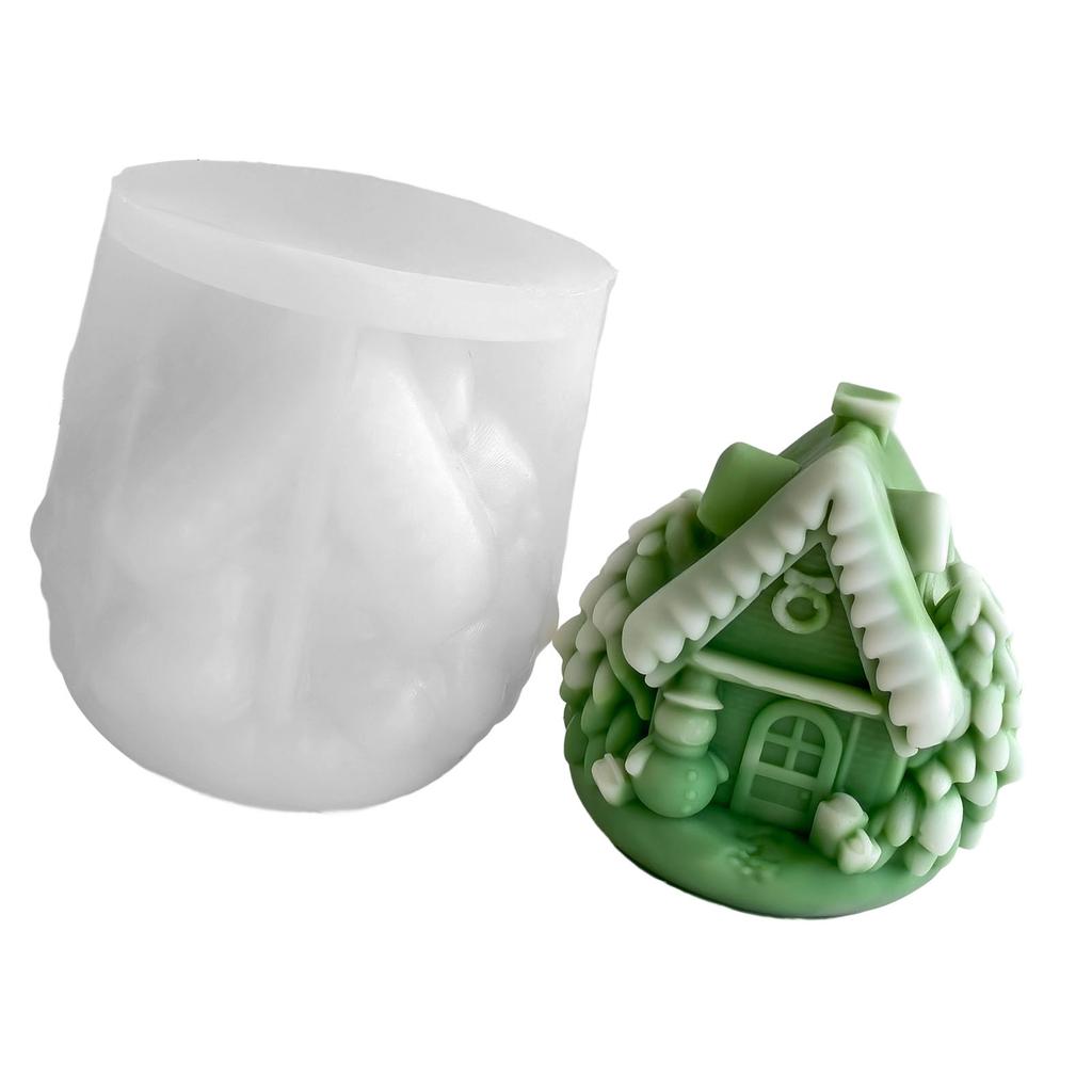 Julehusholdlysform Silikonformer Ornamentformer Støpeformer Håndlagde Gipsformer Håndverksutstyr