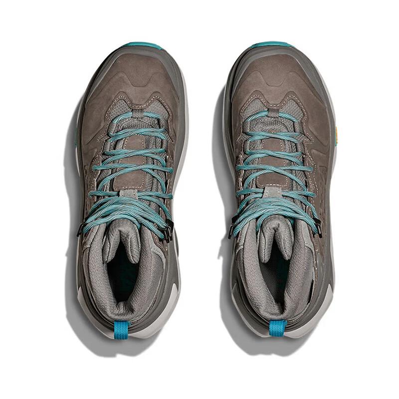 HOKA One One Kaha 3 Gtx Modne Wygodne Antypoślizgowe Wodoodporne Oddychające Buty Turystyczne Damskie Buty Turystyczne Galaktyczny Szary 1162531-GCS