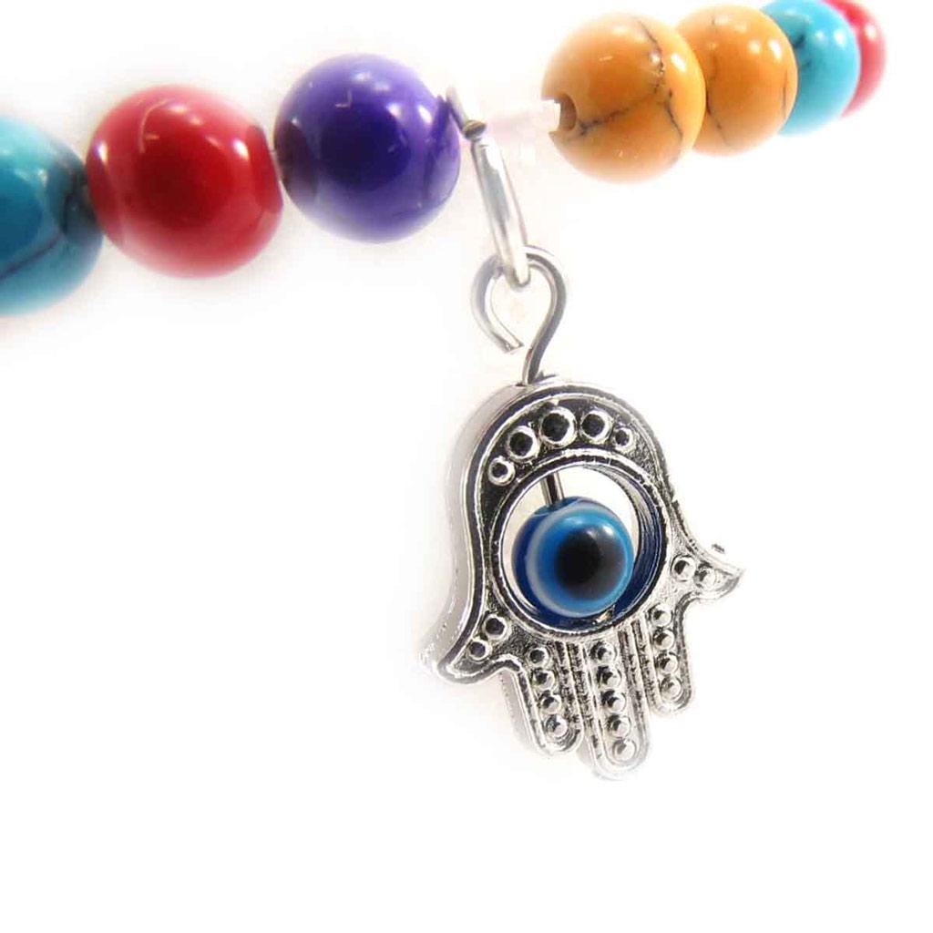 Les Trésors De Lily [J8533] – Mehrfarbiges „Fatma“-Designerarmband