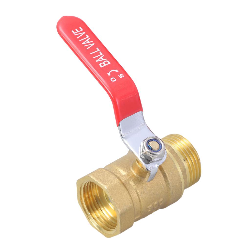 Brass Ball Valve 1inch Male Female Thread Connector Water Shut Close Valve Water Pipe Fitting Quick Connector Ball Valve