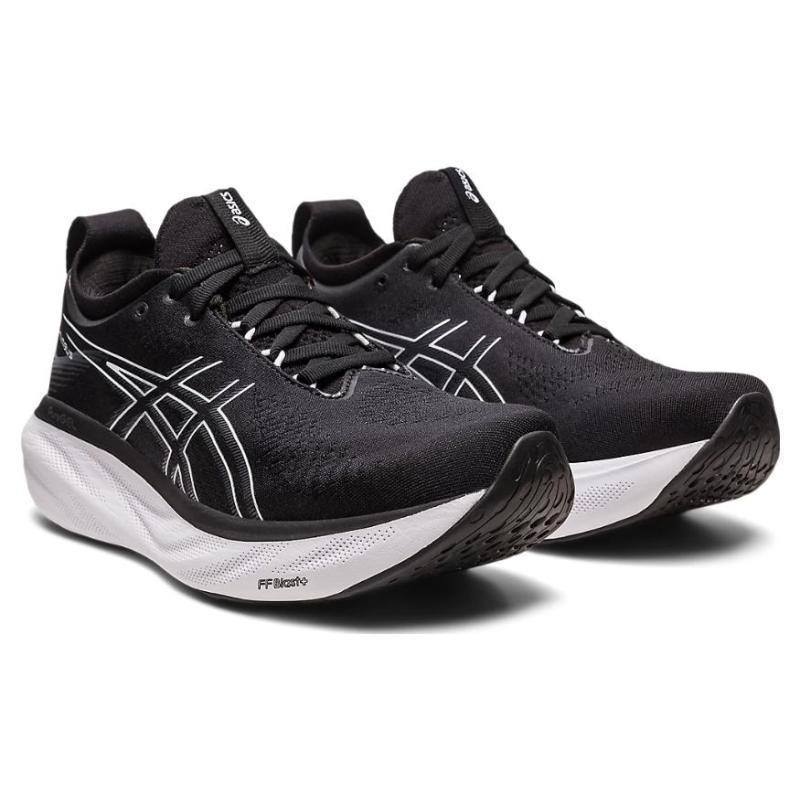 Asics Gel Nimbus 25 Black Pure Silver Women's Sneakers 1012B356-001