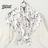 Hair Tie for Ponytail Women Satin Square Scarf 35"x35" Large Musical Note Printed Print Shawl Neck Silky Neckerchief Wrap Multifunctional Headscarf