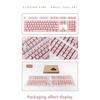 129Key General Pudding PBT Keycaps Two-color Injection OEM Translucent Keycap for 61/62/68/84/87/104/108/980k Mechanical Keyboar