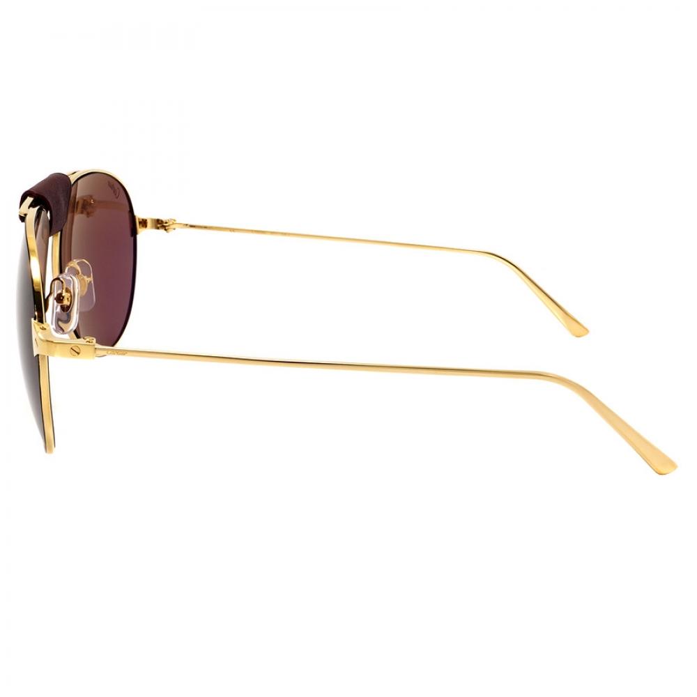 Cartier SantoS De Cartier Burgundy Pilot Men S SunglaSSeS ct0038S 011 61