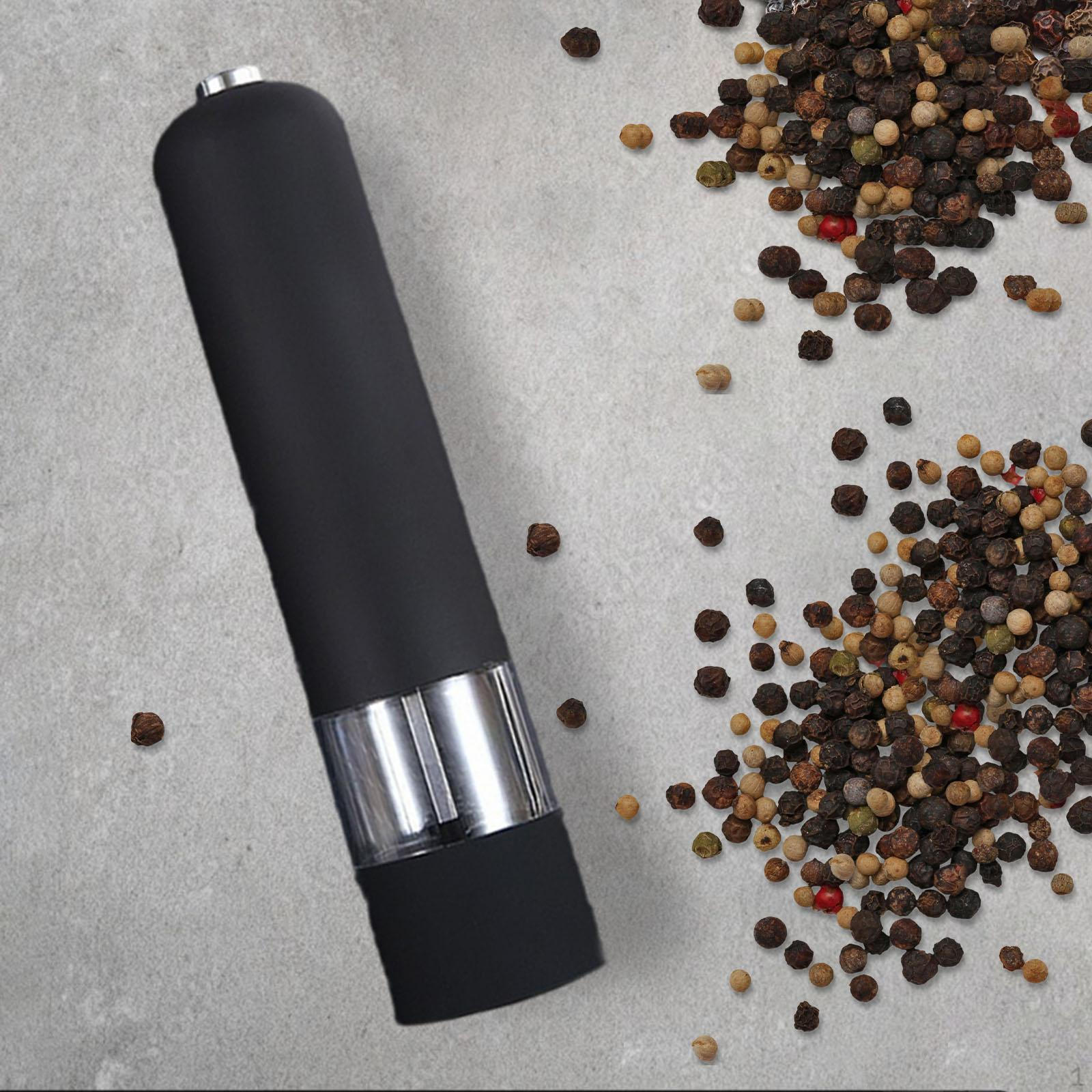 

Мельница для соли и перца, портативная кухонная приправа для кафе, отеля, путешествия чёрный