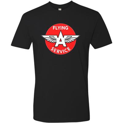Hot Rod T Shirt Tee Nostalgia Gas Oil Drag Race Flying A