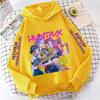 Korean Popular Demon Hunter Children's Hoodie Casual Girl Clothing Autumn and Winter Cute Cartoon Warm Children's Clothing
