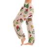 Women's Solid Color Trousers With Cuffs Casual Pants And Pajama Pants