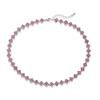 Colorful CZ Stone Copper Bracelet And Necklace Set With Lobster Clasp Adjustable Minimalist Romantic Jewelry