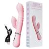 2-in-1 Licking Tongue & Vibrating Massager 12 Modes Female Clitoral G-Spot Stimulator USB Chargeable Adult Sexuality Product Toy