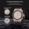 HAOFA Watch Automatic Mechanical Date 316L Stainless Steel Water Pressure 50m Sapphire Mirror Stylish Popular Men's