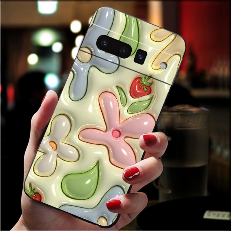 

Flower Art Phone Case For Google Pixel 10 9 Pro XL 9A 8 7 6 Pro Pixel 8A 7A 6A Pixel 8 7 6 5 Google Pixel 7 Pro