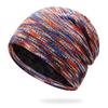 Colored Winter Pullover Hats Cotton Velvet Ear Protection Hats Suitable for Outdoor Double-layer Stacked Long Tube Hats Unisex