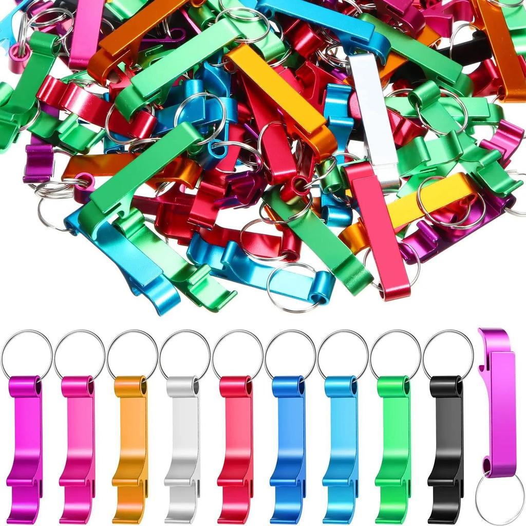 Multi-functional Keychain Bottle Opener: Practical, Engravable Gift with LOGO Option.