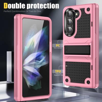 Für Samsung Fold5 Anti-Drop-Schutzhülle mit Klappscharnier für Samsung Galaxy Z Fold 5 Fold5 rutschfeste Kickstand-Hüllen