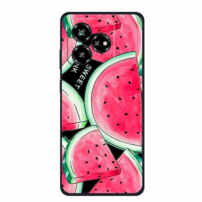 Funda For ZTE Axon 60 Lite Case Cute Cartoon Cat Black Silicone Soft Phone Case For ZTE Blade V60 Axon 60 Back Cover Case 60lite