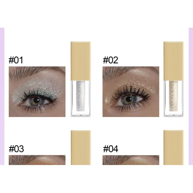 HANDAIYAN - Shimmer Liquid Eyeshadow - 12 Colors