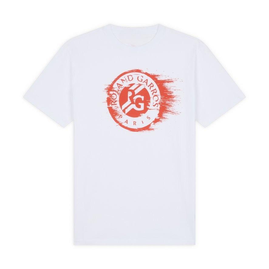French Open Tennis Roland Garros Logo Men's Women's T-shirt 2025 Summer Pure Cotton Casual Sports Jersey Short-sleveed Top