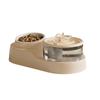 USB Charging 2-in-1 Pets Water Fountain Auto Filter Large Capacity Cat Drinker Bowl Neck Protection Mute Pet Feeder Cats Dogs