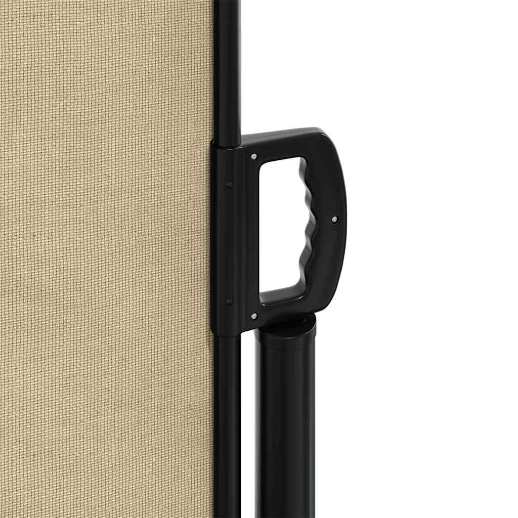 Retractable Side Awning Beige 160 x 300 cm