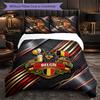 Belgium Football Pattern 3 Pieces Bedding Set Soft Microfiber Duvet Cover with Pillow Cases for Bedroom