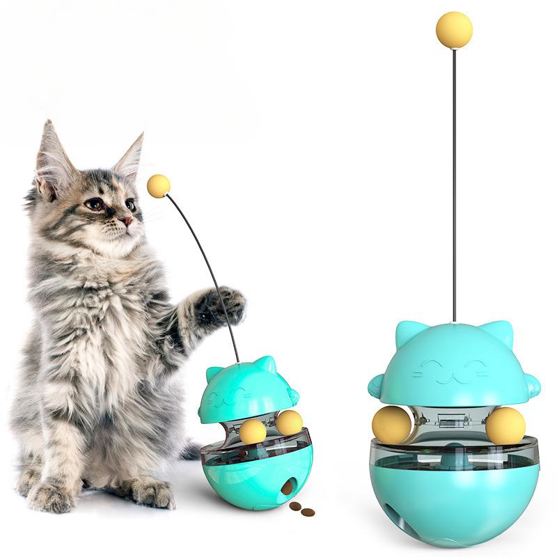 Pet Supplies Manufacturer Wholesale Company New Hot Style Gourd Tumbler Cat Teaser Wand Self-Entertainment Cat Toy