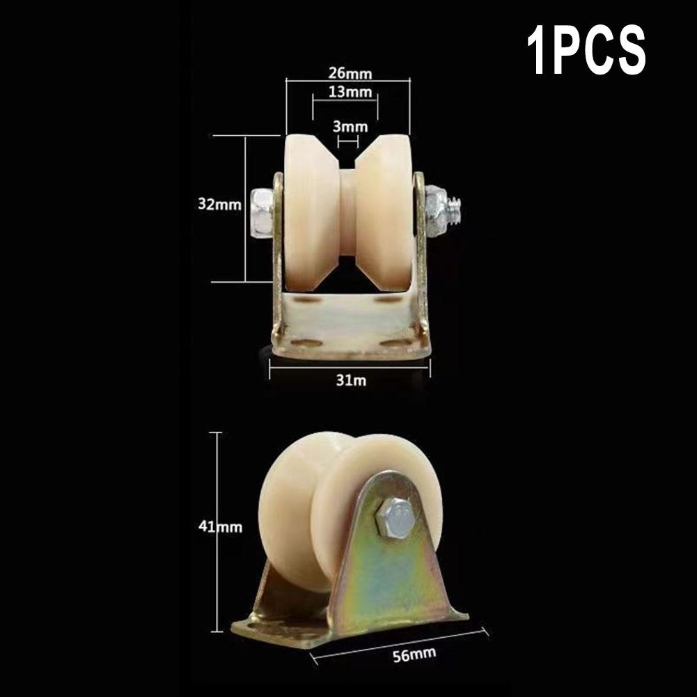 Track Pulley Grooved Roller V / U V Nylon 30mm 45#