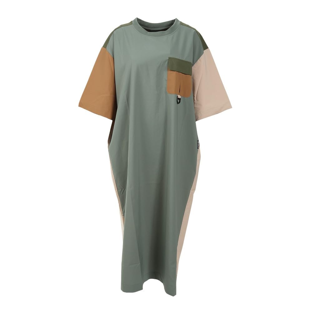 

платье ветрозащитное и JP UR ACTIVE AIR Высокофункциональное зеленое [Jack Wolfskin] Женское с короткими рукавами (TEXASHIELD эластичный) [5027702 / ПЛАТЬЕ] 4311_живая изгородь