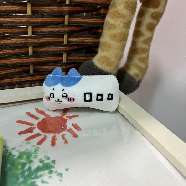 Usagi Hachiware Chiikawa Cute Square Cartoon Plush Brooch Pendant Set Gift For