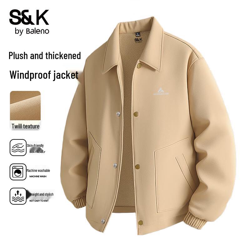 

Baleno S&K Men s Fleece-Lined Casual Jacket 3XL