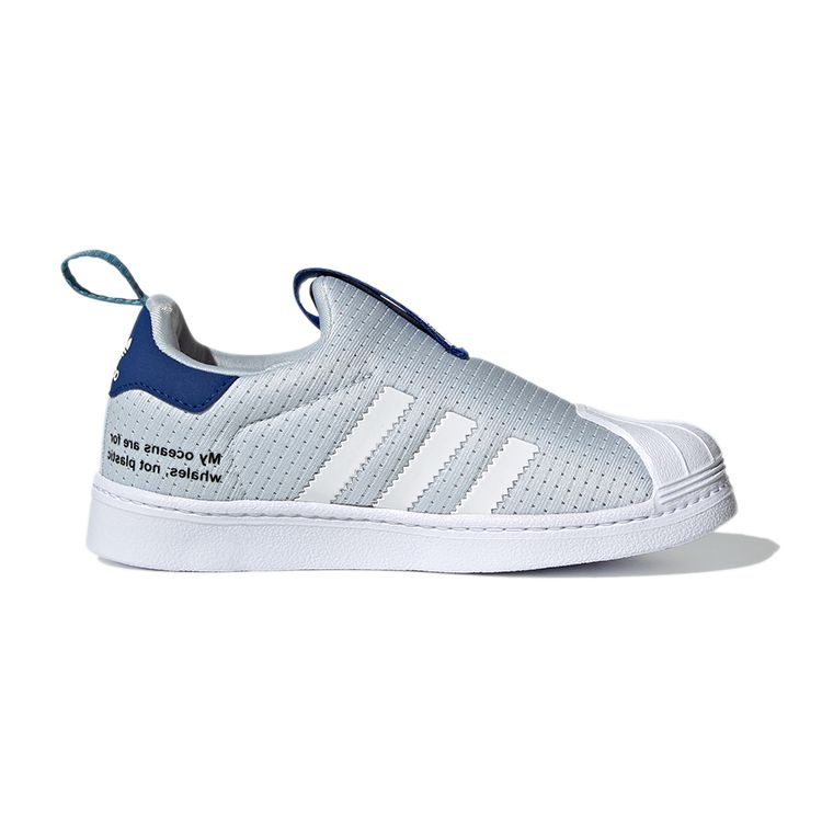 Adidas Superstar 360 Primeblue Little Kid Whale Kids Sneakers Halo-Blue Cloud-White Royal-Blue FX4928