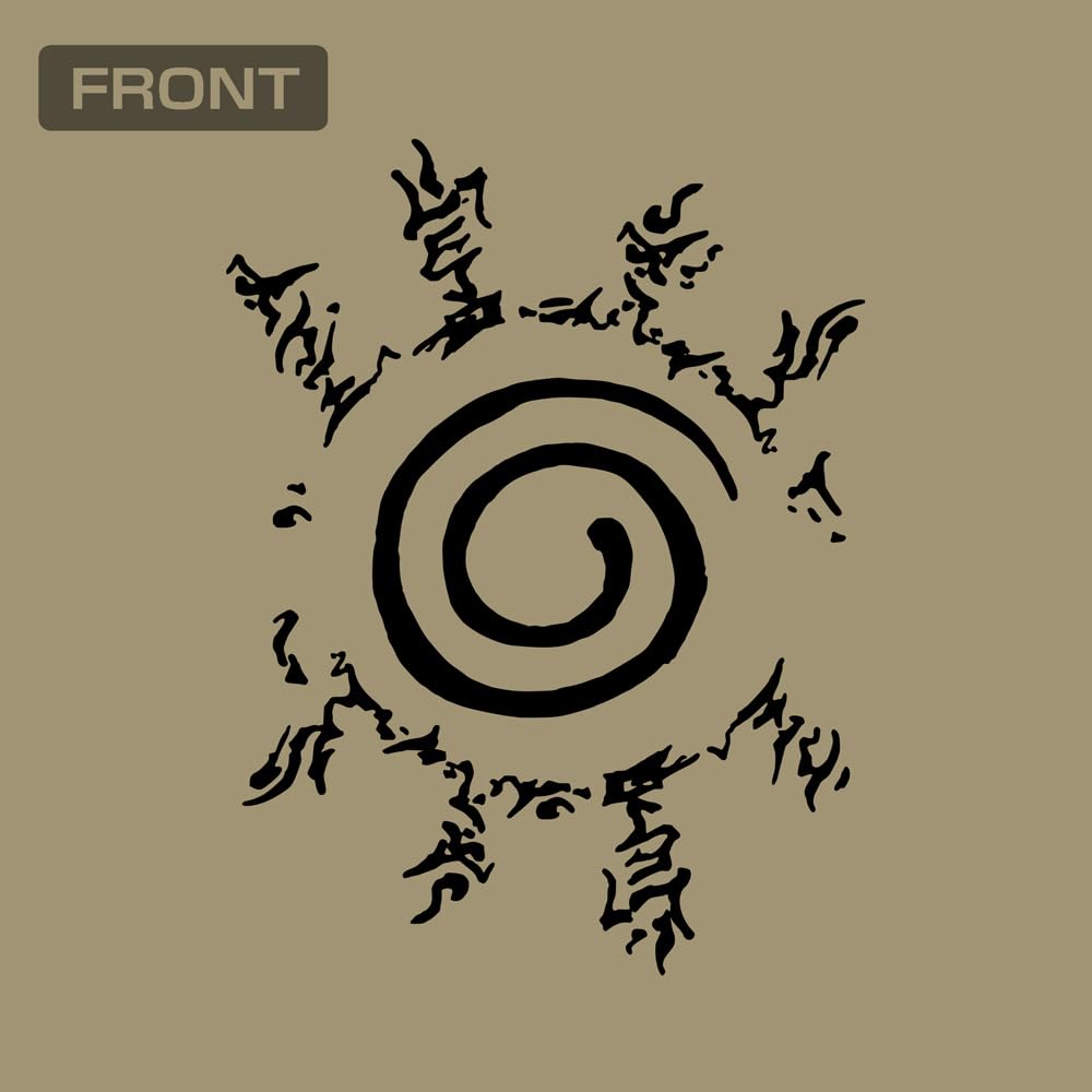 COSPA NARUTO Shippuden Eight Trigrams Sealing Ceremony SAND KHAKI M Size [Official] T-Shirt Ver.2.0