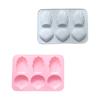 6Cavity Madeleine Silicone Mold Chocolate Mold Mousses Cake  Bakings Tool