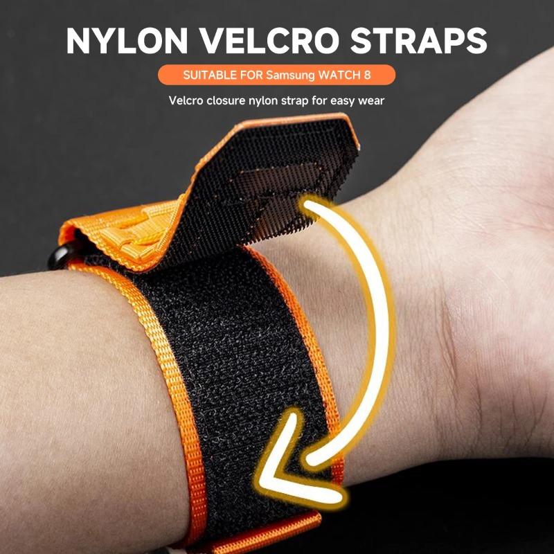 Nytt nylonband för Samsung Galaxy Watch 8/8 Classic Ersättningsarmband Sportklockband Correa för Watch ultra2025/7 47mm Band