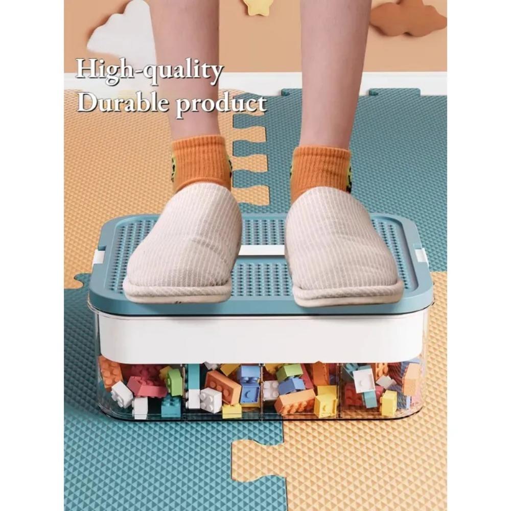 Stackable Building Block Storage Box Transparent Dustproof Moisture-proof Plastic Storage Boxes Lego DIY Educational Toys