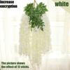 Wisteria Hanging Flowers Artificial Fake Decorative Vine Garland for Bedroom Wall Decor Lush Greenery Fake Flower Vines 3.6 Ft